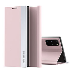 Funda de Cuero Cartera con Soporte Carcasa QH1 para Samsung Galaxy S20 Plus 5G Rosa