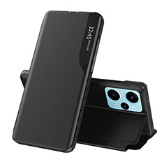 Funda de Cuero Cartera con Soporte Carcasa QH1 para Xiaomi Poco F5 5G Negro