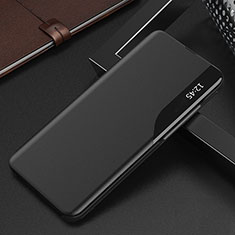 Funda de Cuero Cartera con Soporte Carcasa QH3 para Huawei Honor 70 5G Negro