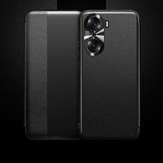 Funda de Cuero Cartera con Soporte Carcasa QK1 para Huawei Honor 60 5G Negro