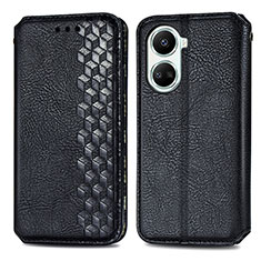 Funda de Cuero Cartera con Soporte Carcasa S01D para Huawei Nova 10 SE Negro