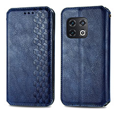 Funda de Cuero Cartera con Soporte Carcasa S01D para OnePlus 10 Pro 5G Azul