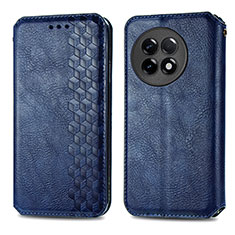 Funda de Cuero Cartera con Soporte Carcasa S01D para OnePlus 11R 5G Azul