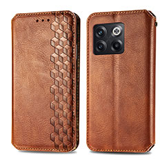 Funda de Cuero Cartera con Soporte Carcasa S01D para OnePlus Ace Pro 5G Marron