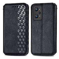 Funda de Cuero Cartera con Soporte Carcasa S01D para Realme GT Neo 3T 5G Negro