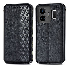 Funda de Cuero Cartera con Soporte Carcasa S01D para Realme GT Neo5 240W 5G Negro