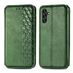 Funda de Cuero Cartera con Soporte Carcasa S01D para Samsung Galaxy A13 5G Verde