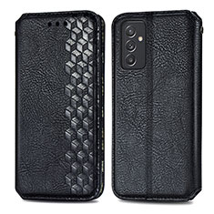 Funda de Cuero Cartera con Soporte Carcasa S01D para Samsung Galaxy A15 4G Negro