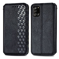 Funda de Cuero Cartera con Soporte Carcasa S01D para Samsung Galaxy A31 Negro