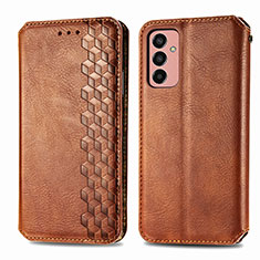 Funda de Cuero Cartera con Soporte Carcasa S01D para Samsung Galaxy F13 4G Marron