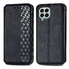 Funda de Cuero Cartera con Soporte Carcasa S01D para Samsung Galaxy M33 5G Negro