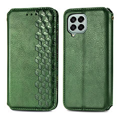 Funda de Cuero Cartera con Soporte Carcasa S01D para Samsung Galaxy M33 5G Verde