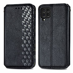 Funda de Cuero Cartera con Soporte Carcasa S01D para Samsung Galaxy M62 4G Negro