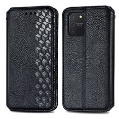 Funda de Cuero Cartera con Soporte Carcasa S01D para Samsung Galaxy M80S Negro