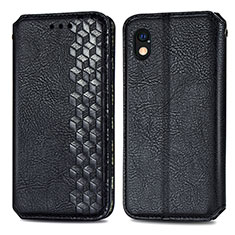 Funda de Cuero Cartera con Soporte Carcasa S01D para Sony Xperia Ace III Negro