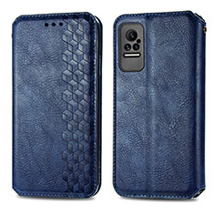 Funda de Cuero Cartera con Soporte Carcasa S01D para Xiaomi Civi 1S 5G Azul