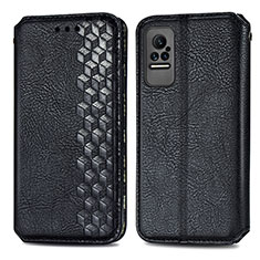 Funda de Cuero Cartera con Soporte Carcasa S01D para Xiaomi Civi 5G Negro