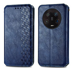 Funda de Cuero Cartera con Soporte Carcasa S01D para Xiaomi Mi 13 Ultra 5G Azul