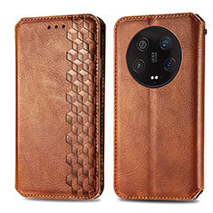 Funda de Cuero Cartera con Soporte Carcasa S01D para Xiaomi Mi 13 Ultra 5G Marron