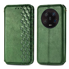 Funda de Cuero Cartera con Soporte Carcasa S01D para Xiaomi Mi 13 Ultra 5G Verde