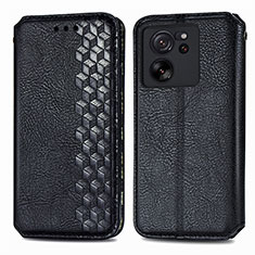 Funda de Cuero Cartera con Soporte Carcasa S01D para Xiaomi Mi 13T 5G Negro