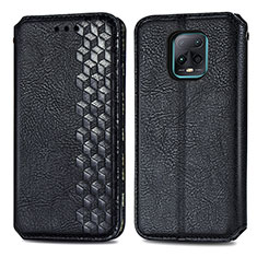 Funda de Cuero Cartera con Soporte Carcasa S01D para Xiaomi Redmi 10X Pro 5G Negro