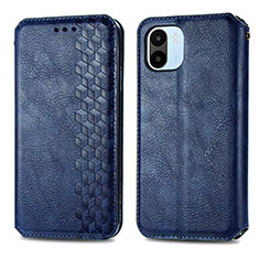 Funda de Cuero Cartera con Soporte Carcasa S01D para Xiaomi Redmi A2 Azul