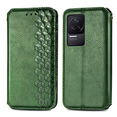 Funda de Cuero Cartera con Soporte Carcasa S01D para Xiaomi Redmi K50 Pro 5G Verde