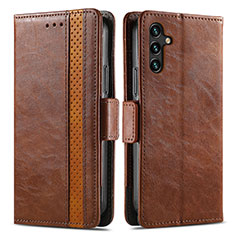 Funda de Cuero Cartera con Soporte Carcasa S02D para Samsung Galaxy A13 5G Marron