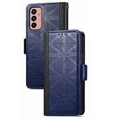 Funda de Cuero Cartera con Soporte Carcasa S03D para Samsung Galaxy F13 4G Azul