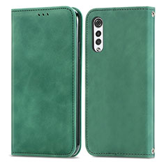 Funda de Cuero Cartera con Soporte Carcasa S04D para LG Velvet 2 Pro Verde