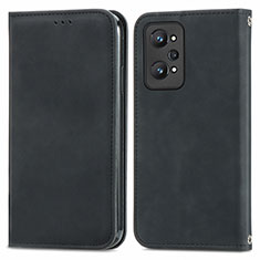 Funda de Cuero Cartera con Soporte Carcasa S04D para Realme GT Neo 3T 5G Negro