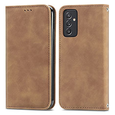 Funda de Cuero Cartera con Soporte Carcasa S04D para Samsung Galaxy A05s Marron