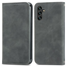 Funda de Cuero Cartera con Soporte Carcasa S04D para Samsung Galaxy A13 5G Gris