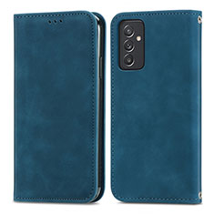 Funda de Cuero Cartera con Soporte Carcasa S04D para Samsung Galaxy A15 5G Azul