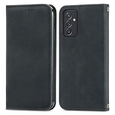 Funda de Cuero Cartera con Soporte Carcasa S04D para Samsung Galaxy A15 5G Negro