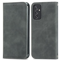 Funda de Cuero Cartera con Soporte Carcasa S04D para Samsung Galaxy F54 5G Gris