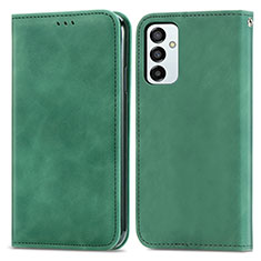 Funda de Cuero Cartera con Soporte Carcasa S04D para Samsung Galaxy M23 5G Verde