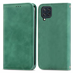 Funda de Cuero Cartera con Soporte Carcasa S04D para Samsung Galaxy M32 4G Verde