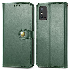 Funda de Cuero Cartera con Soporte Carcasa S05D para Huawei Honor X10 Max 5G Verde