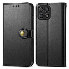 Funda de Cuero Cartera con Soporte Carcasa S05D para Huawei Honor X30i Negro