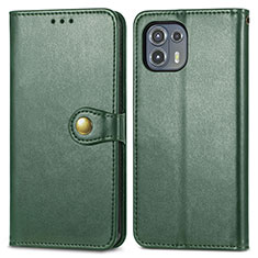 Funda de Cuero Cartera con Soporte Carcasa S05D para Motorola Moto Edge 20 Lite 5G Verde