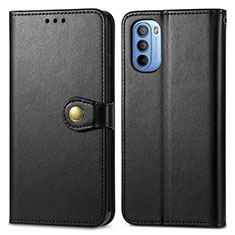 Funda de Cuero Cartera con Soporte Carcasa S05D para Motorola Moto G41 Negro