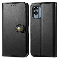 Funda de Cuero Cartera con Soporte Carcasa S05D para Nokia X30 5G Negro