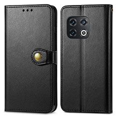 Funda de Cuero Cartera con Soporte Carcasa S05D para OnePlus 10 Pro 5G Negro