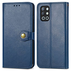 Funda de Cuero Cartera con Soporte Carcasa S05D para OnePlus 9R 5G Azul