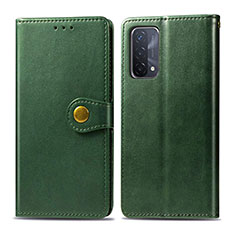 Funda de Cuero Cartera con Soporte Carcasa S05D para OnePlus Nord N200 5G Verde