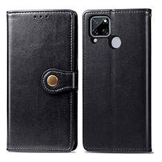 Funda de Cuero Cartera con Soporte Carcasa S05D para Realme 7i RMX2193 Negro