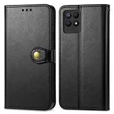 Funda de Cuero Cartera con Soporte Carcasa S05D para Realme 8i Negro