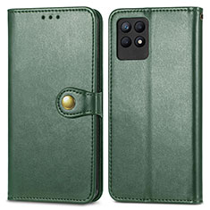 Funda de Cuero Cartera con Soporte Carcasa S05D para Realme 8i Verde